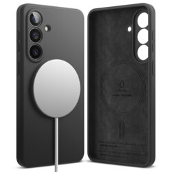 Husa Samsung Galaxy S26 Ringke Silicone MagSafe, negru