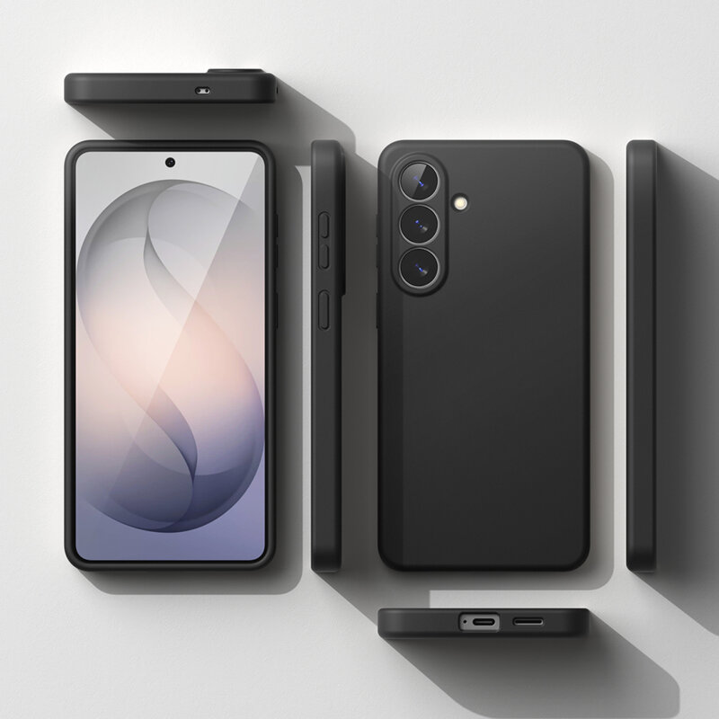 Husa Samsung Galaxy S26 Ringke Silicone MagSafe, negru