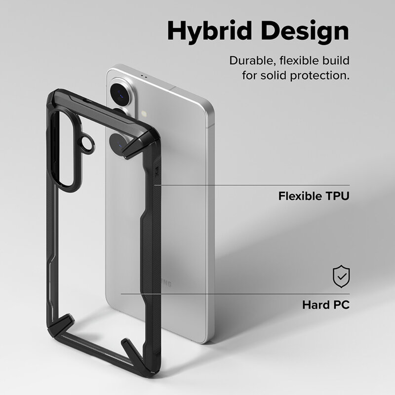 Husa Samsung Galaxy S26 Ringke Fusion X, negru