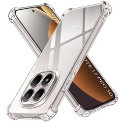 Husa Xiaomi Redmi Note 15 Pro 5G Techsuit Shockproof Clear Silicone, transparenta