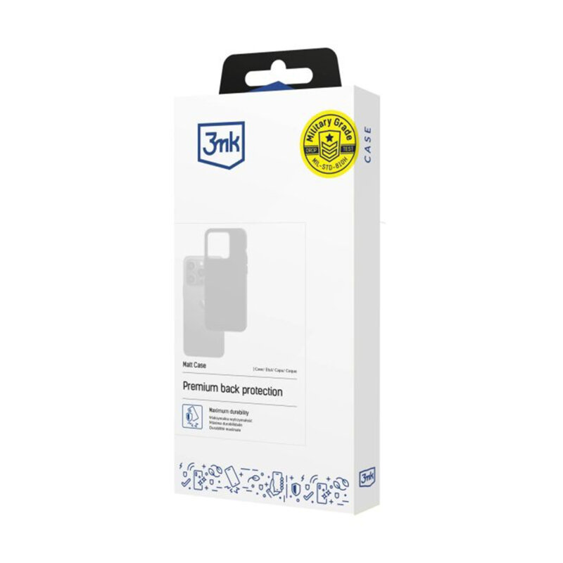 Husa Samsung Galaxy S26 Ultra premium 3mk Matt Case, negru