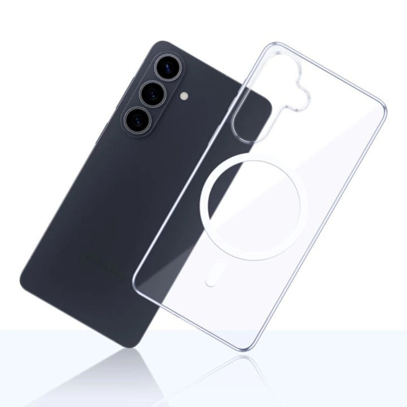 Husa Samsung Galaxy S26 3mk Clear MagCase, transparenta