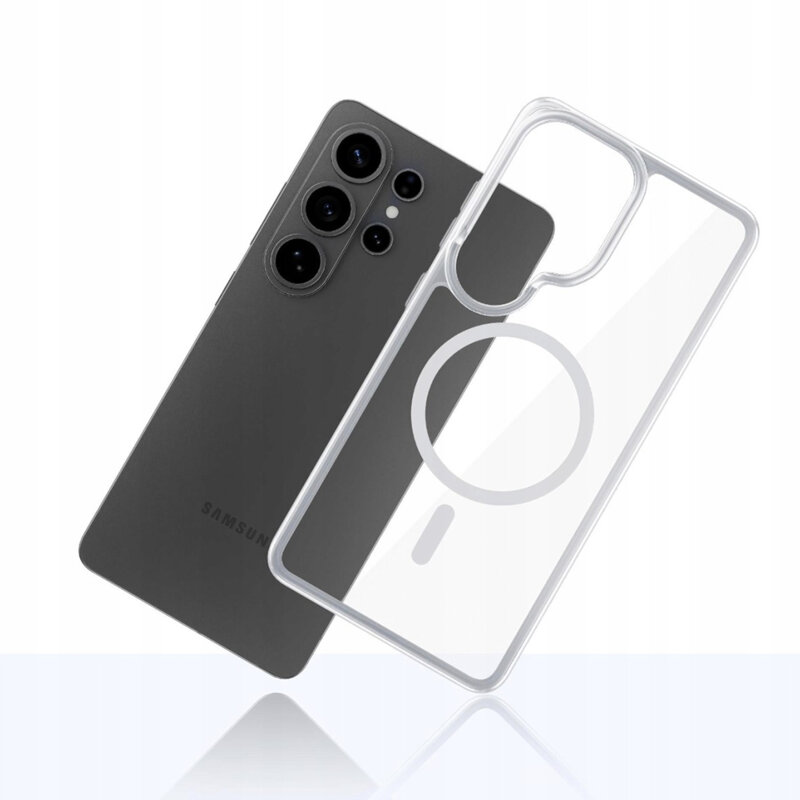 Husa Samsung Galaxy S26 Ultra 3mk Armor MagCase, transparenta