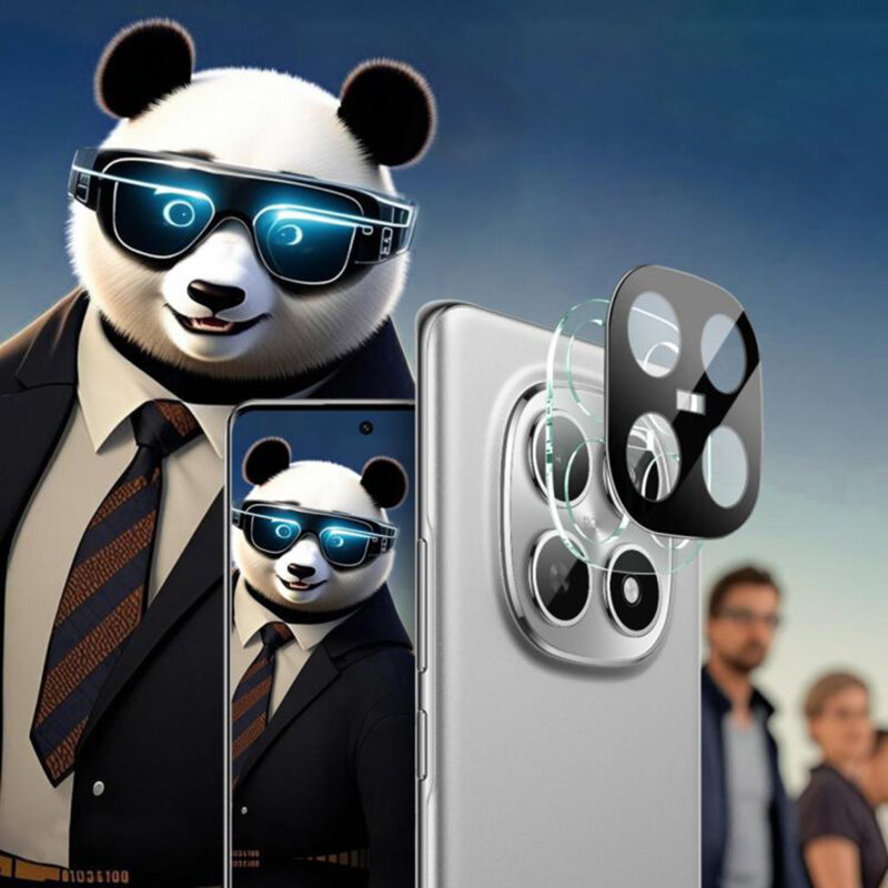 Folie camera Xiaomi Redmi Note 15 5G Techsuit Full Glass, negru