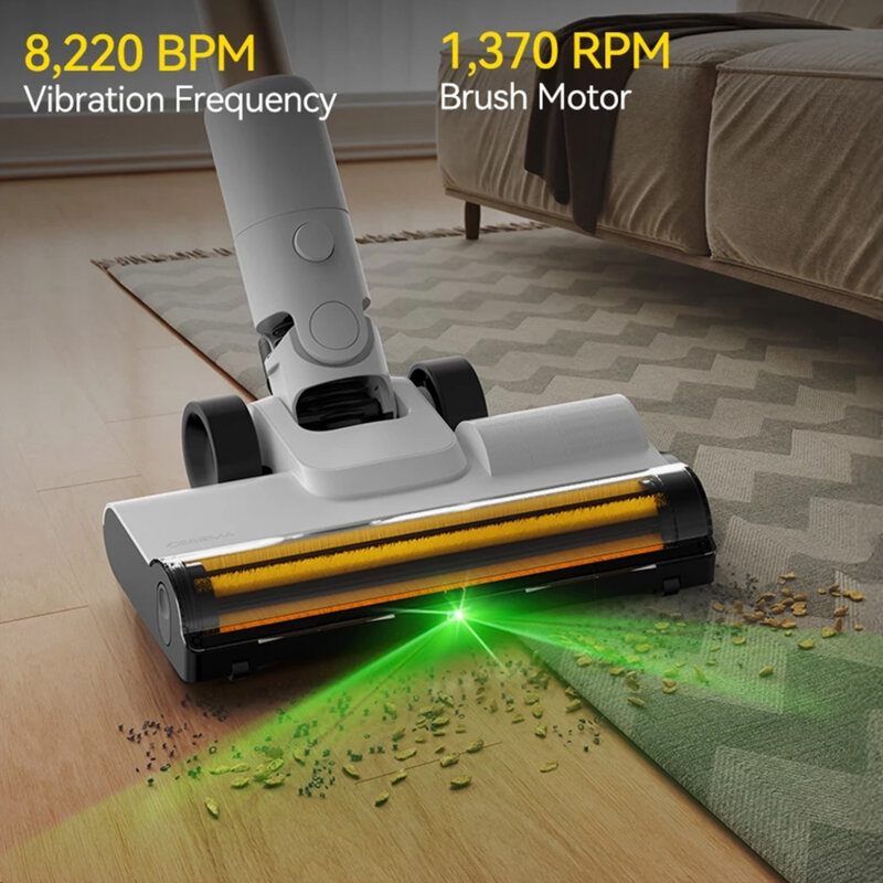 Aspirator vertical fara fir 2in1 Deerma T20W, 21kPa, 5000mAh