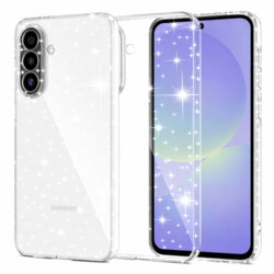 Husa sclipici Samsung Galaxy A37 5G Techsuit SparkleSkin, transparenta