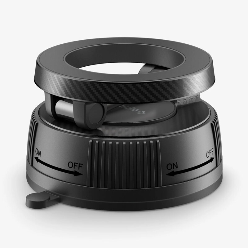 Suport auto telefon bord / parbriz Spigen MagFit MFT36, negru