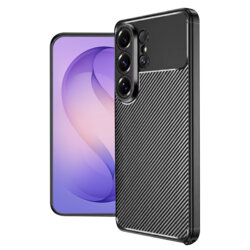 Husa Samsung Galaxy S26 Ultra Techsuit CarbonFiber, negru