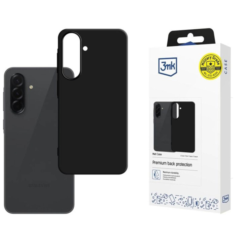 Husa Samsung Galaxy A57 5G premium 3mk Matt Case, negru