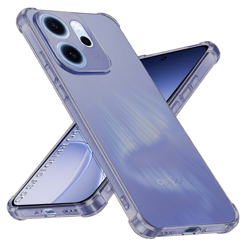 Husa Oppo Reno15 FS 5G Techsuit Shockproof Clear Silicone, fumuriu
