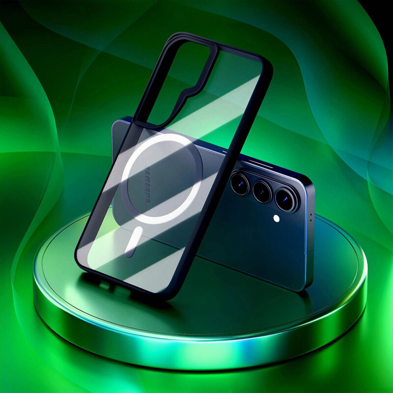 Husa Samsung Galaxy S26 Plus 3mk Satin Armor MagCase, transparenta