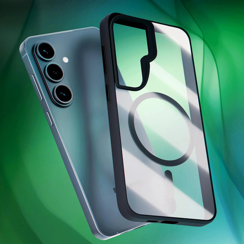 Husa Samsung Galaxy S26 Plus 3mk Satin Armor MagCase, transparenta