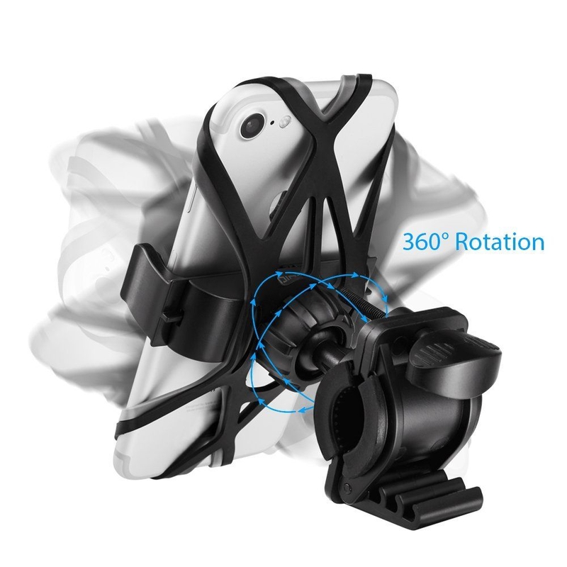 Suport bicicleta pentru telefoane Spigen A250, negru