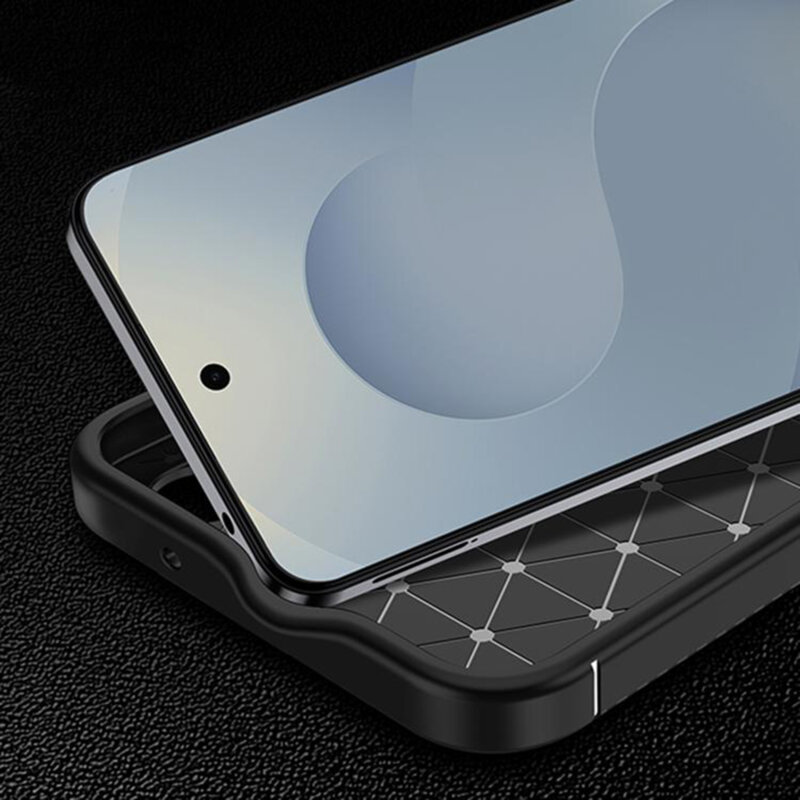 Husa Samsung Galaxy S26 Plus Techsuit CarbonFiber, negru