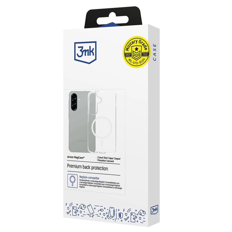 Husa Samsung Galaxy A57 5G 3mk Armor MagCase , transparenta