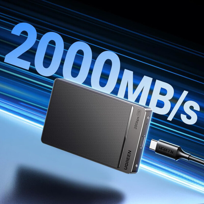 SSD extern 1TB, 20Gbps, Gen2x2, portabil Ugreen, 35270