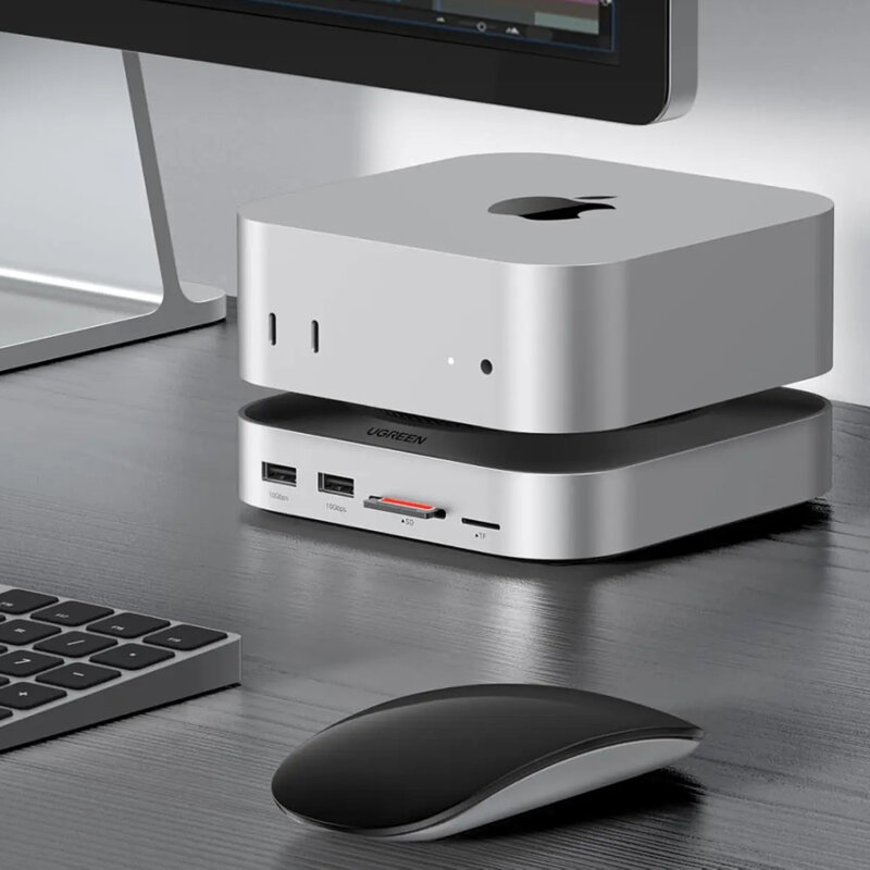 Hub USB-C Mac Mini M4, 11in1, 10Gbps, 8TB Ugreen, 4cm, 65487