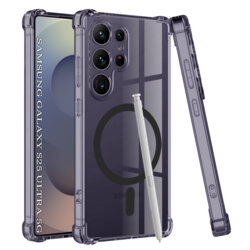 Husa Samsung Galaxy S25 Ultra Techsuit Shockproof Clear Silicone MagSafe, fumuriu
