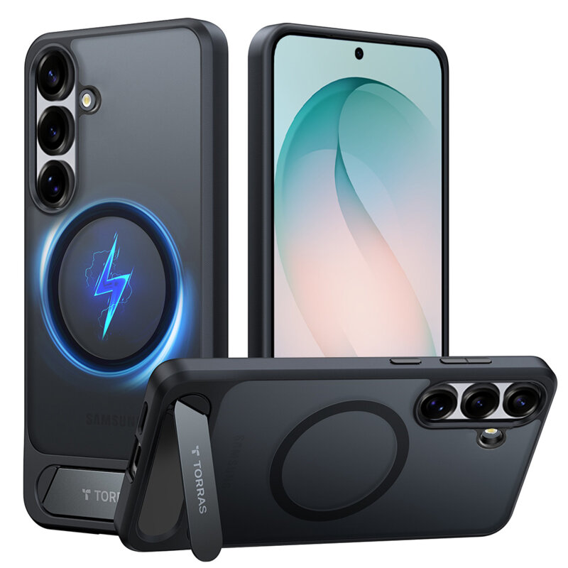 Husa Samsung Galaxy S26 Plus Torras Pstand, negru