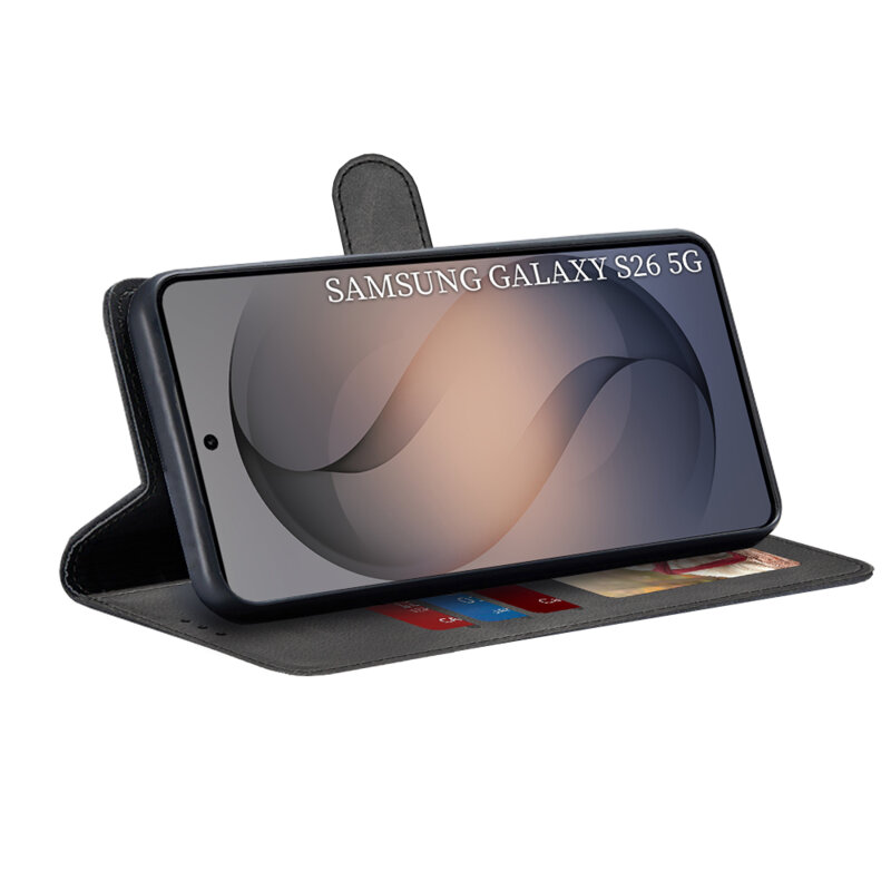 Husa 360 Samsung Galaxy S26 Techsuit Diary Book, negru