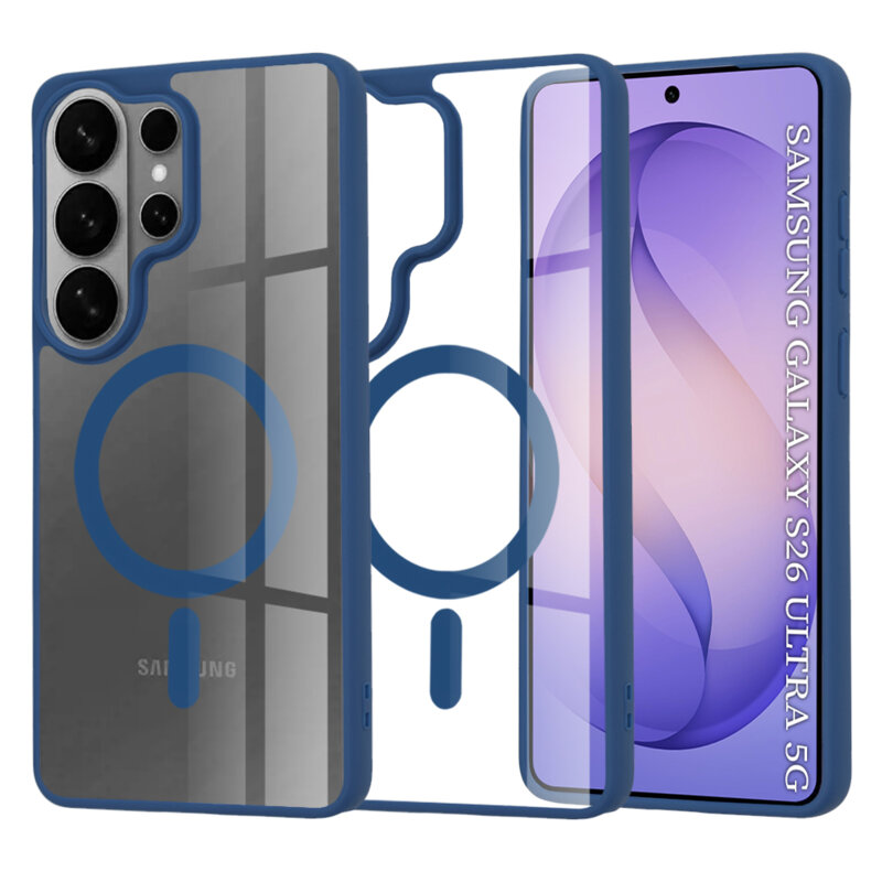 Husa Samsung Galaxy S26 Ultra Techsuit MagSafe Pro, albastru