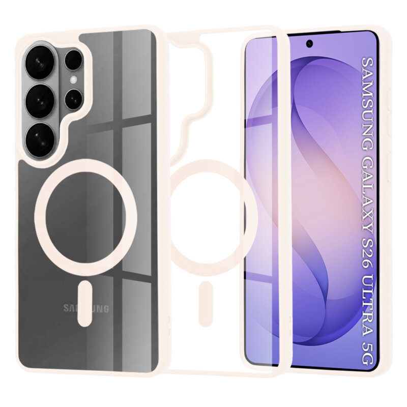 Husa Samsung Galaxy S26 Ultra Techsuit MagSafe Pro, roz