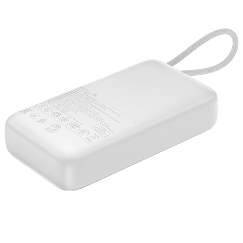 Power bank cu cablu telescopic 35W Acefast M32, 10000mAh, argintiu