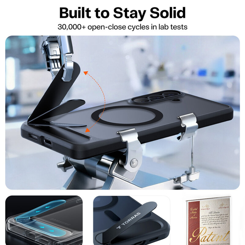 Husa Samsung Galaxy S26 Torras Pstand, negru