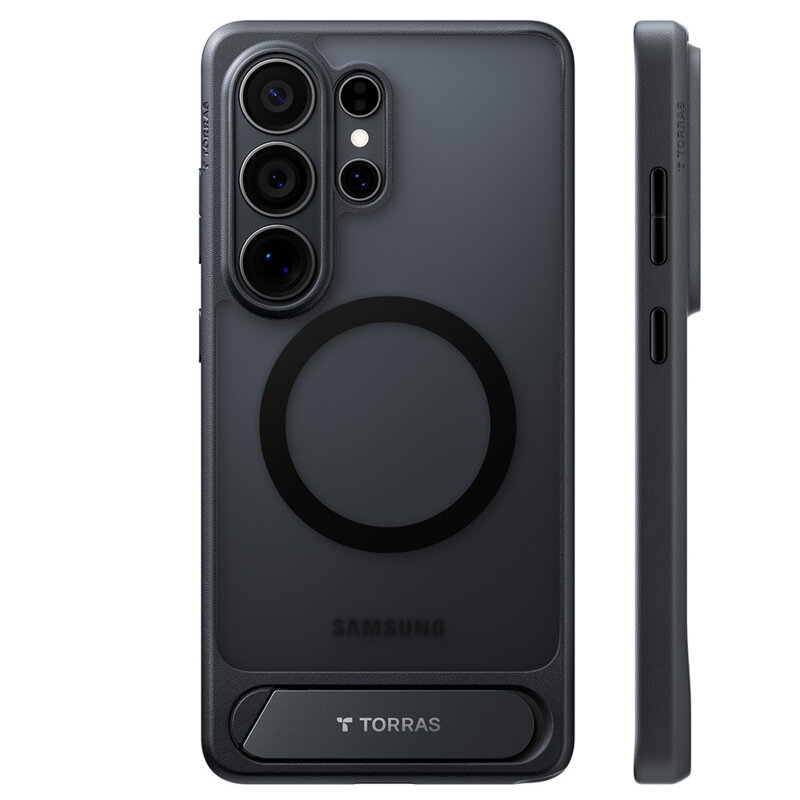Husa Samsung Galaxy S26 Ultra Torras Pstand, negru