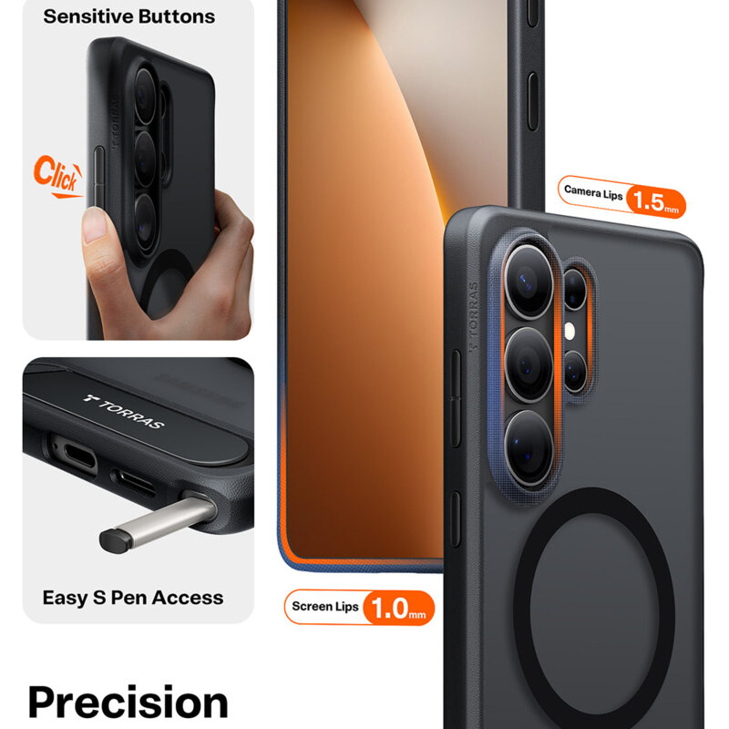 Husa Samsung Galaxy S26 Ultra Torras Pstand, transparenta