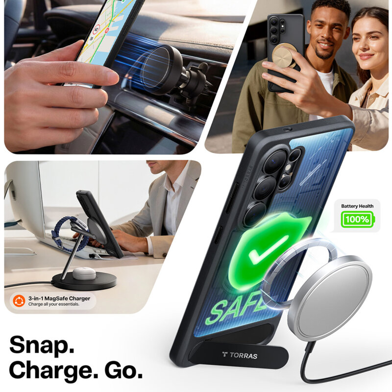 Husa Samsung Galaxy S26 Ultra Torras Pstand, transparenta