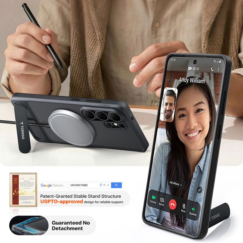 Husa Samsung Galaxy S26 Ultra Torras Pstand, transparenta