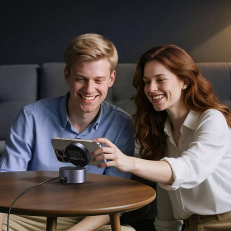 Incarcator wireless MagSafe Qi2 3in1 Ugreen, 25W, gri, 65148