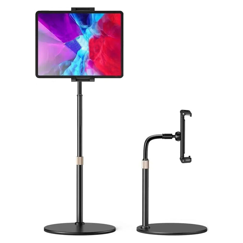 Suport ajustabil de birou pentru iPad, telefon Lisen, negru