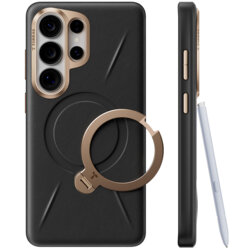 Husa Samsung Galaxy S26 Ultra Torras QPRO Leather Series, negru