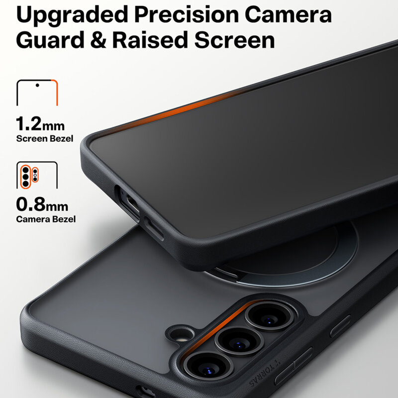 Husa Samsung Galaxy S26 Torras Ostand Spin Series, negru