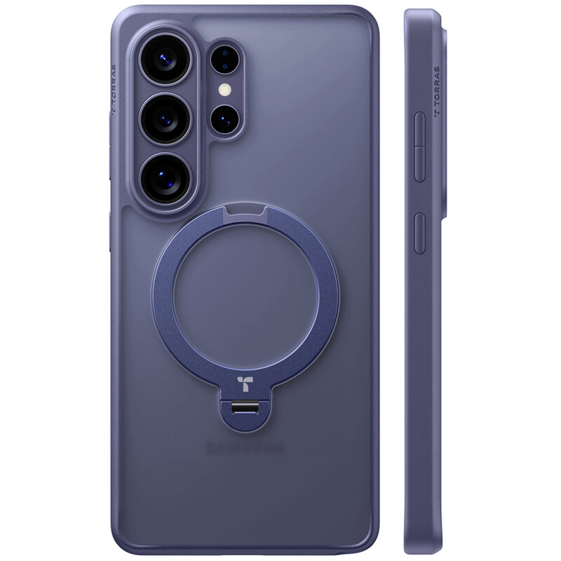 Husa Samsung Galaxy S26 Ultra Torras Ostand Spin Series, albastru