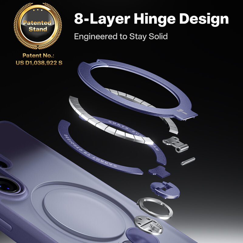 Husa Samsung Galaxy S26 Ultra Torras Ostand Spin Series, albastru