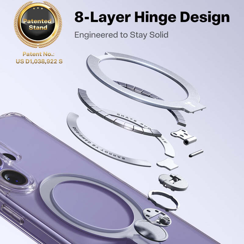 Husa Samsung Galaxy S26 Ultra Torras Ostand Spin Series, transparenta