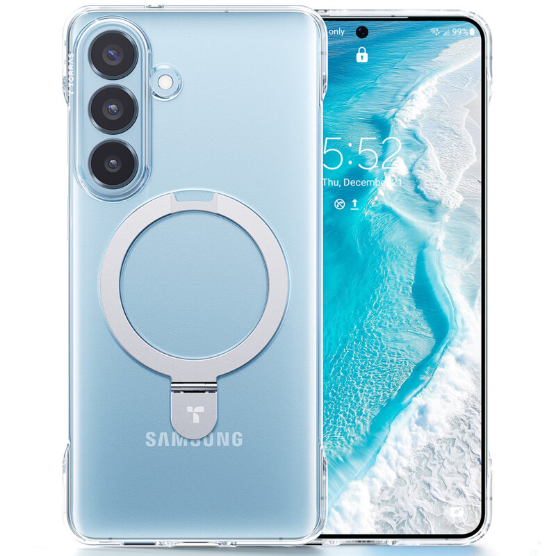 Husa Samsung Galaxy S26 Torras Ostand Slim Series, transparenta