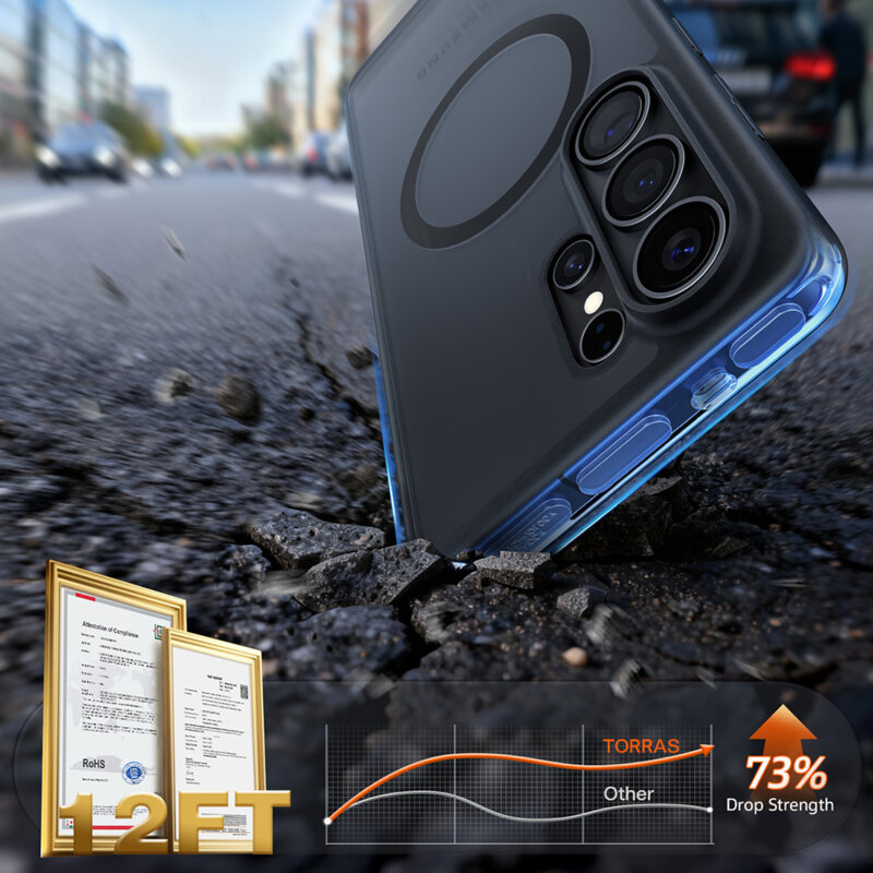 Husa Samsung Galaxy S26 Ultra Torras Guardian Magnetic Series, mov