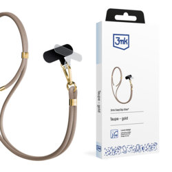 Lanyard telefon universal 3mk Easy Clip Elite RWS2-70, bej