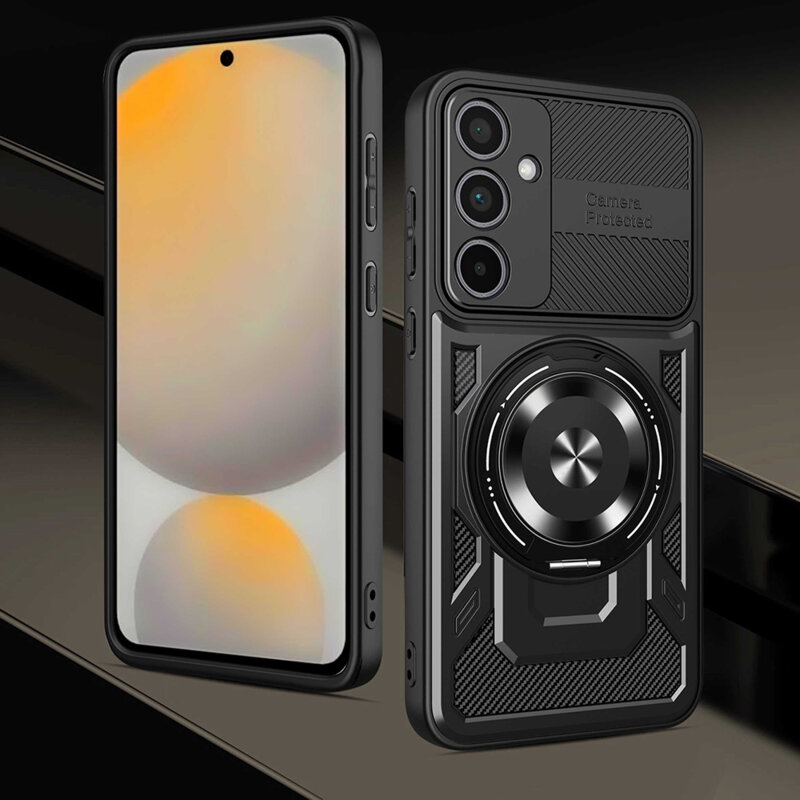 Husa Samsung Galaxy S26 Plus Techsuit RuggedCam, gri