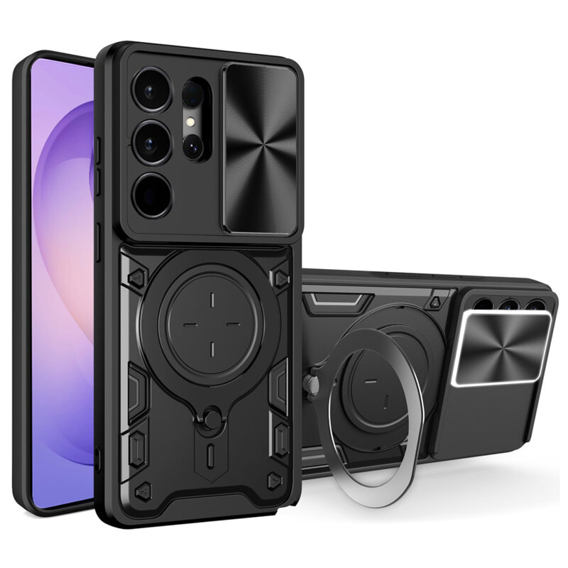 Husa Samsung Galaxy S26 Ultra Techsuit CamGuard Pro, negru