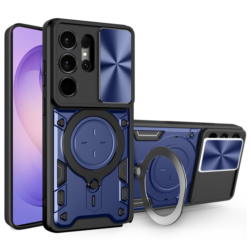 Husa Samsung Galaxy S26 Ultra Techsuit CamGuard Pro, albastru