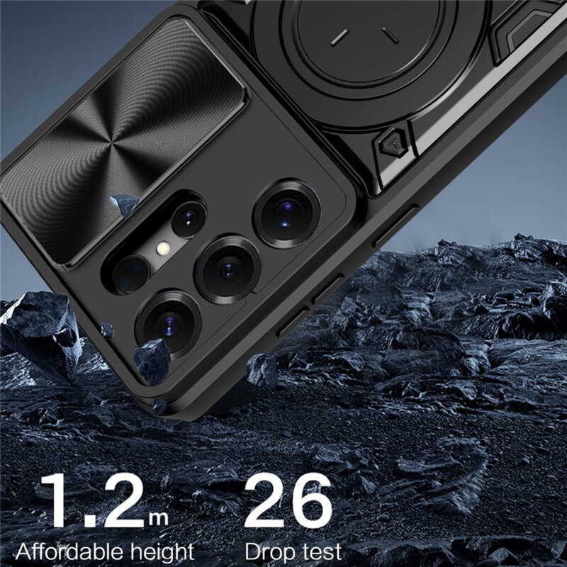 Husa Samsung Galaxy S26 Ultra Techsuit CamGuard Pro, albastru