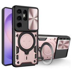 Husa Samsung Galaxy S26 Ultra Techsuit CamGuard Pro, roz auriu