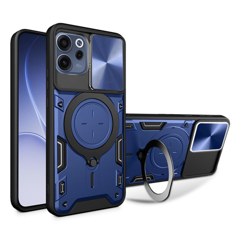 Husa Oppo Reno15 F Techsuit CamGuard Pro, albastru