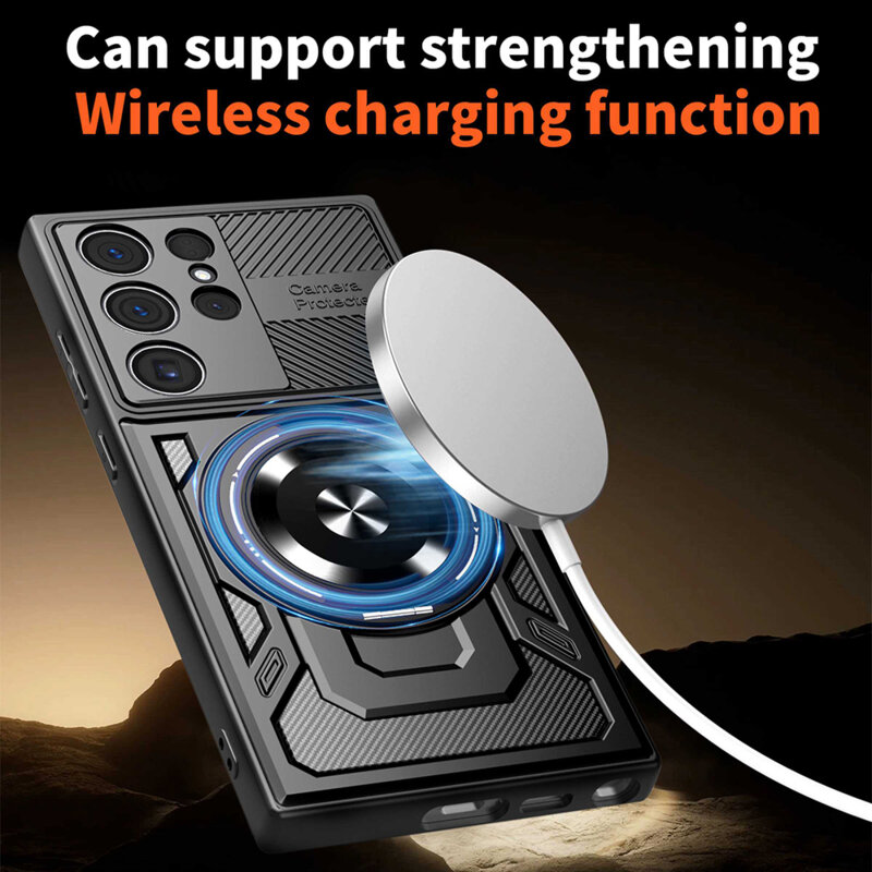 Husa Samsung Galaxy S26 Ultra Techsuit RuggedCam, negru