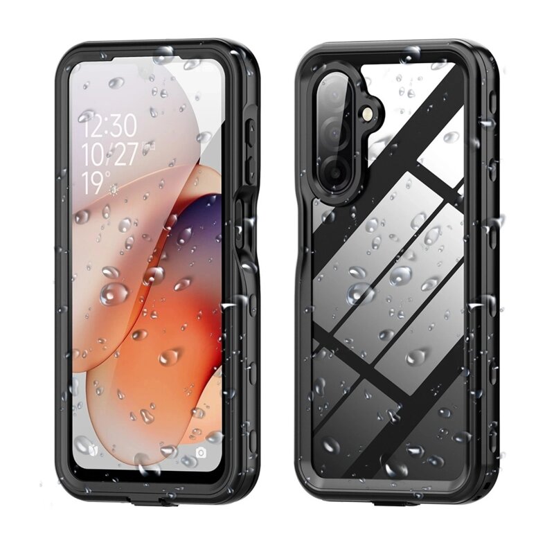 Husa impermeabila Samsung Galaxy A17 5G ShellBox Waterproof IP68, negru